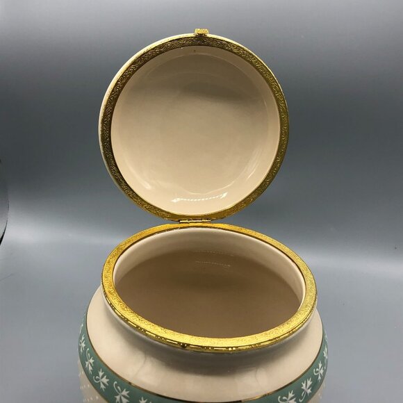 Knotts Berry Farm Ceramic Canister Raised Dots - Picture 2 of 7